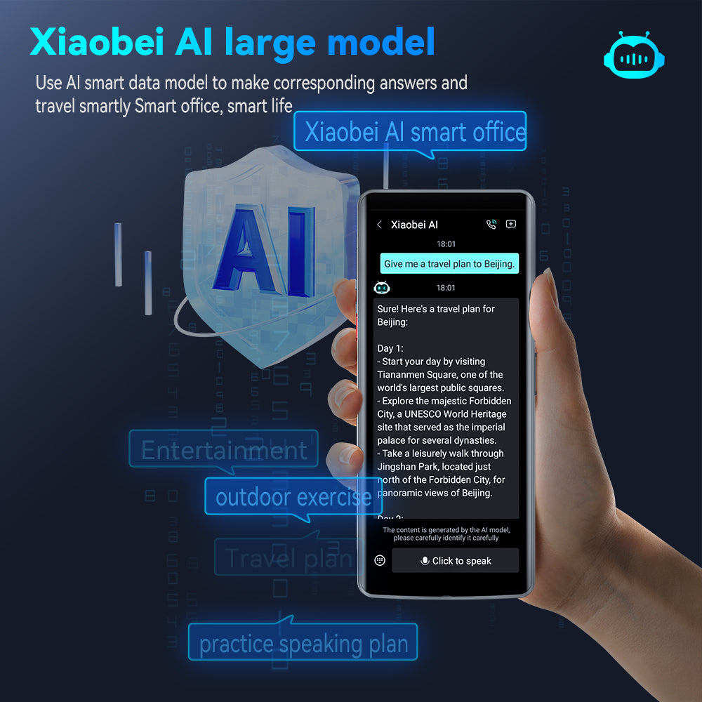 4G Global Intelligent Voice Translator with SIM Card Holder