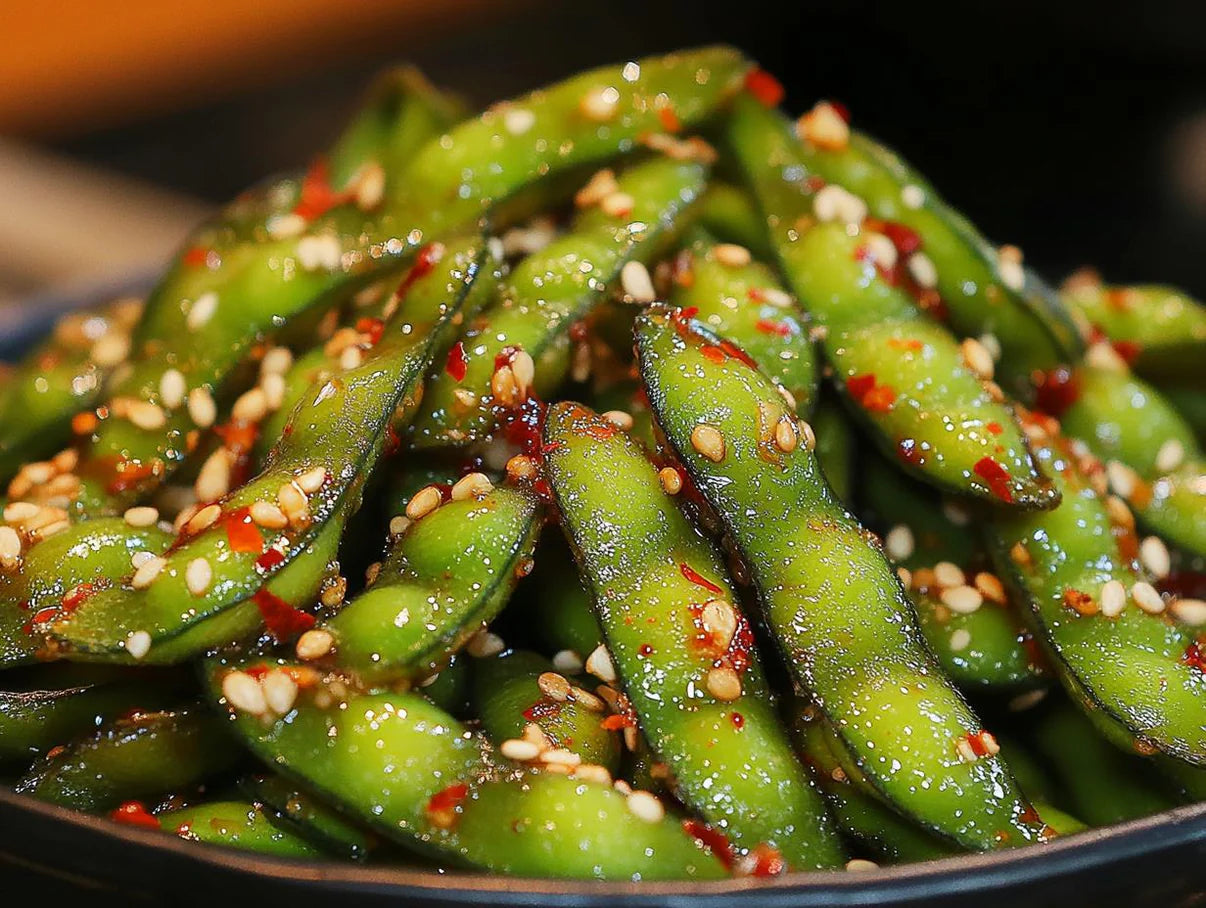 Garage Never Sleeps Club & Bar | Spicy Edamame