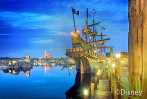 Pirate ship attraction at Shanghai Disneyland
