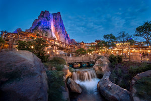 Aerial view of the rope challenge course at Shanghai Disneyland