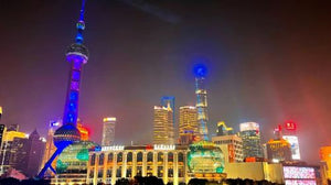 Dragon Boat on Huangpu River featuring traditional Chinese design