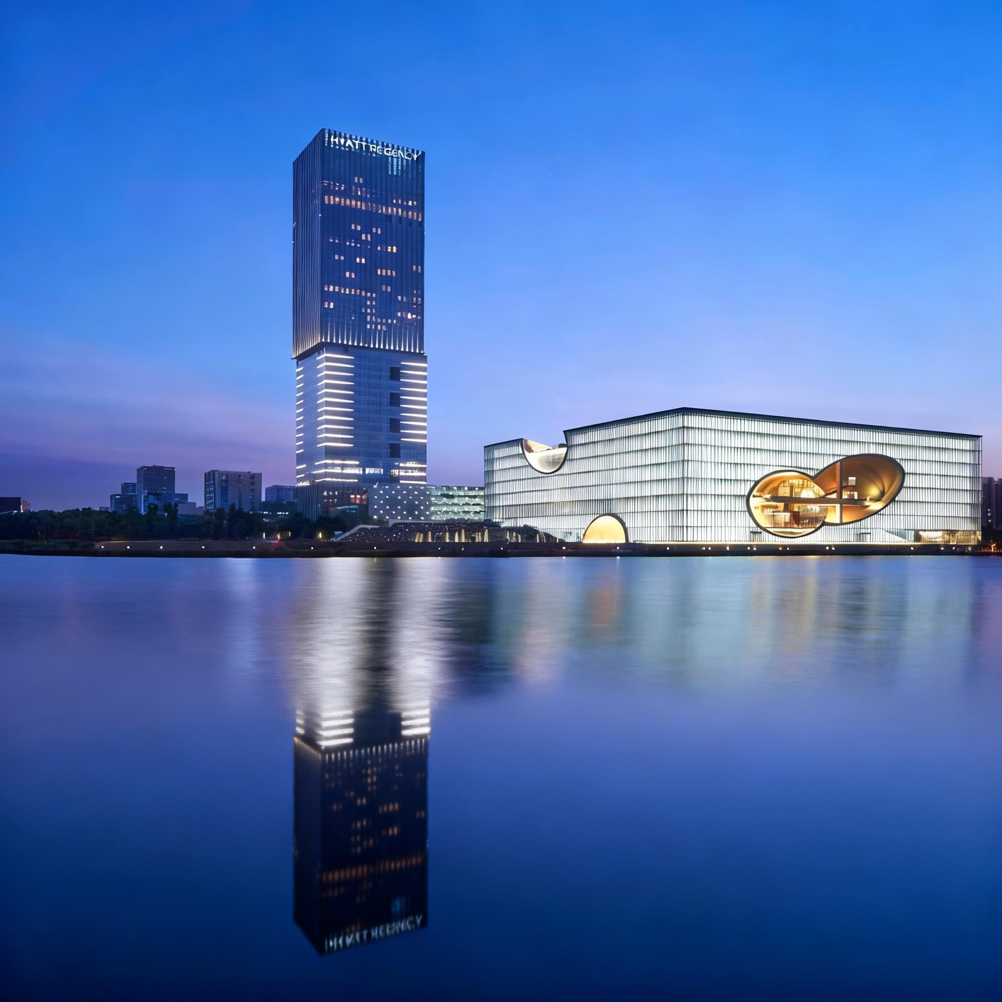 40-square-meter standard room at Shanghai Jiading Hyatt Hotel for two nights, including a couple's afternoon tea set