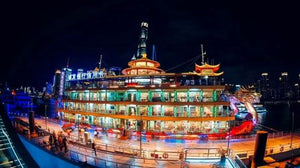 Huangpu River Night Cruise with Shanghai skyline view