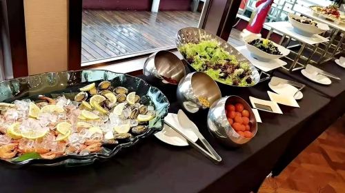 Jin Mao Tower and Shanghai Tower skyline view from Huangpu River