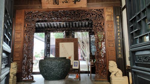 Zhujiajiao Ancient Town canals and stone bridges in Shanghai