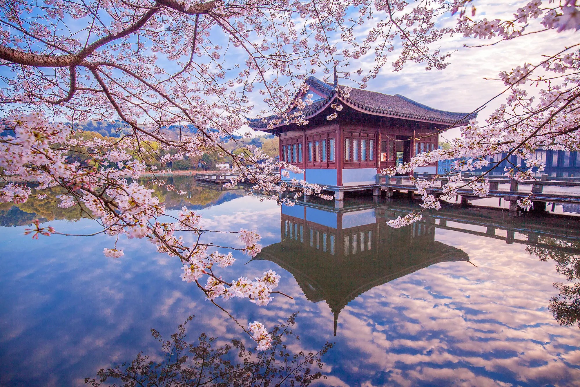 West Lake Pleasure Boat Ticket (Painted Pleasure Boat)+Three Pools Mirroring the Moon Admission Ticket Adult