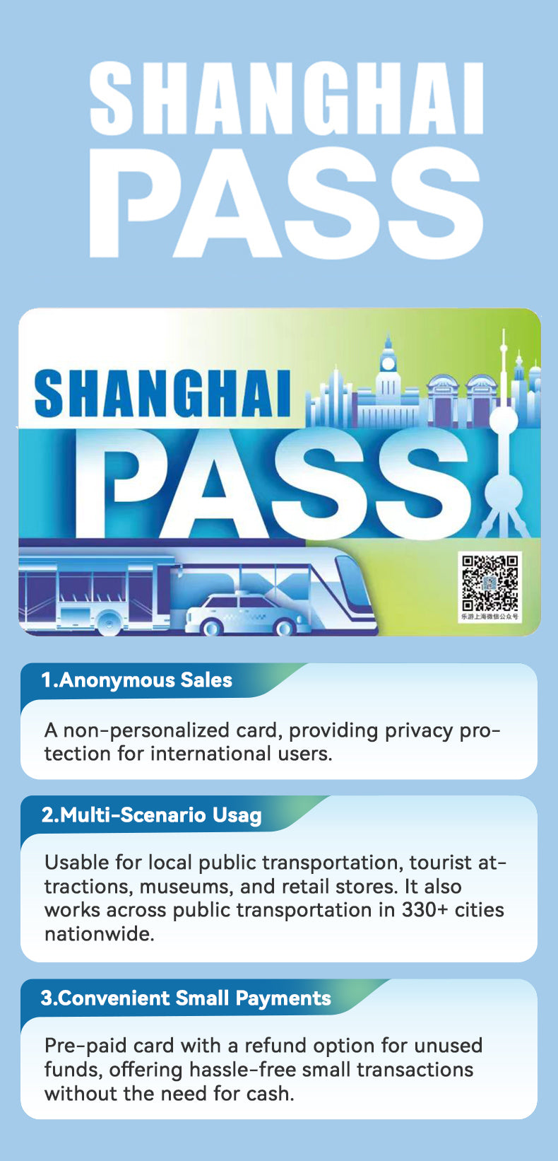 -China SIM Card+Shanghai Pass- 100GB 30days 50mins