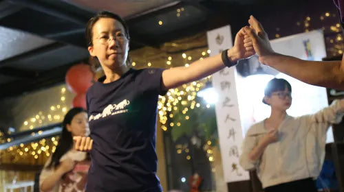 Wing Chun martial arts training session in Shanghai
