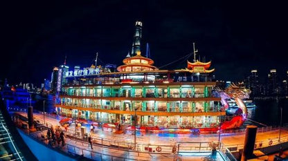 Huangpu River Night Cruise with Shanghai skyline view
