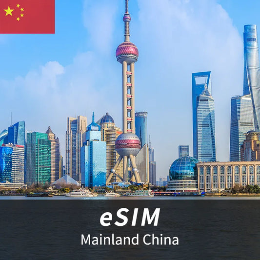 Mainland China eSIM card for travelers
