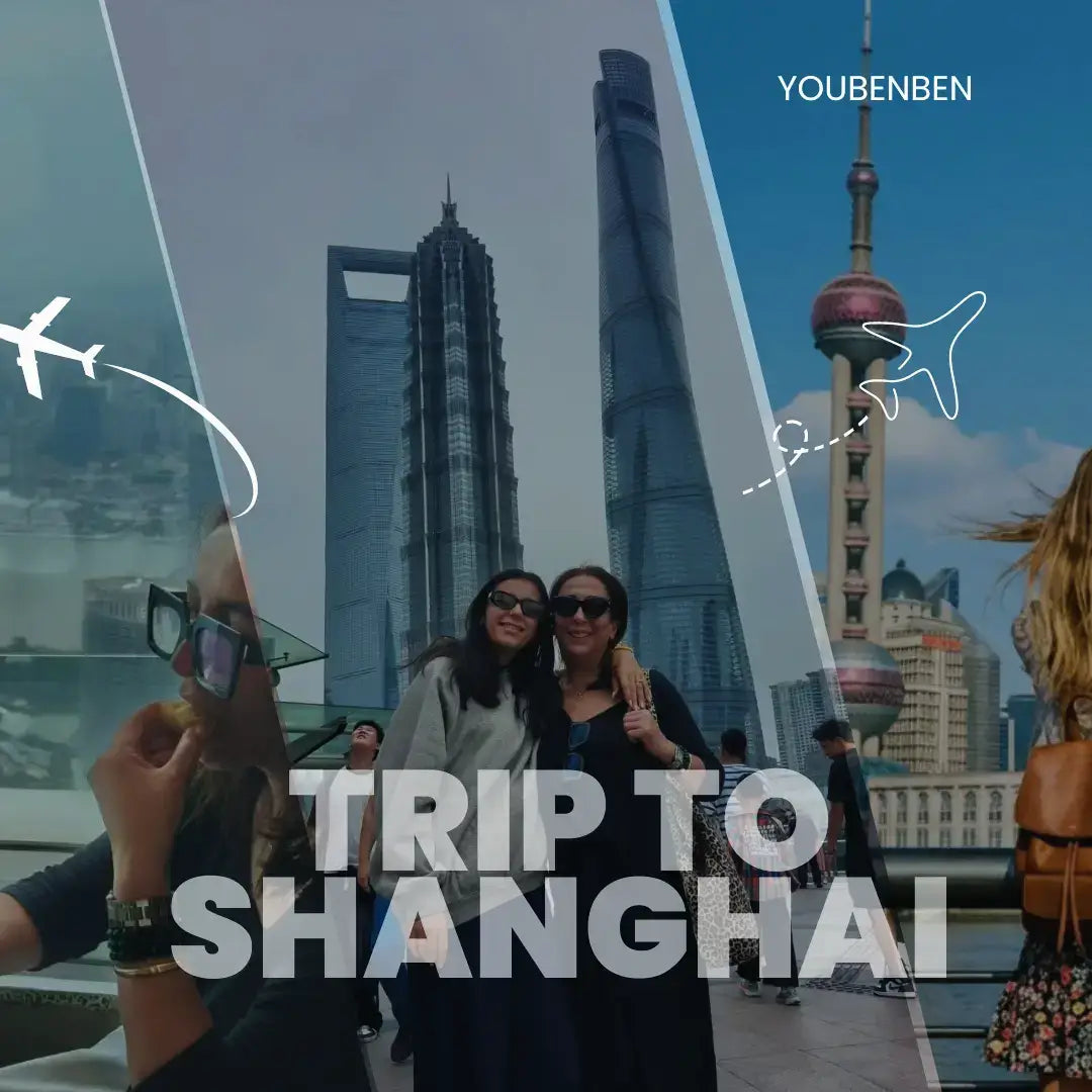 Friends enjoying a memorable Shanghai First-Time Visitor Day Tour with iconic skyline in the background.